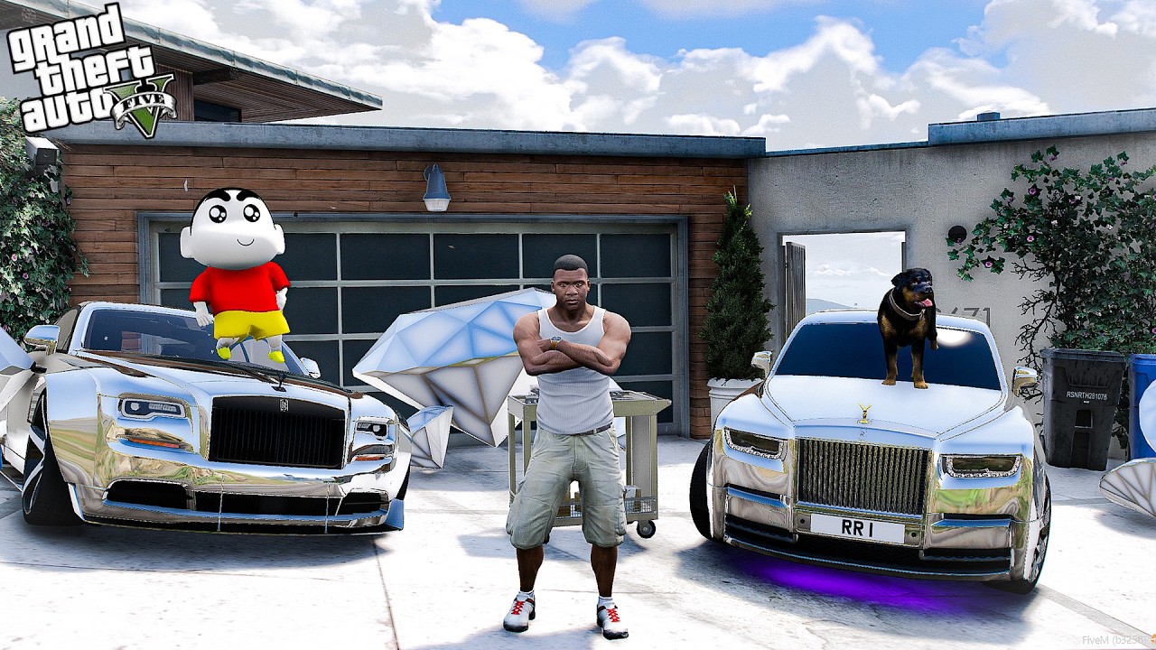 Franklin Touch Anything Become Diamond & Gold! 💎🏆 | GTA 5