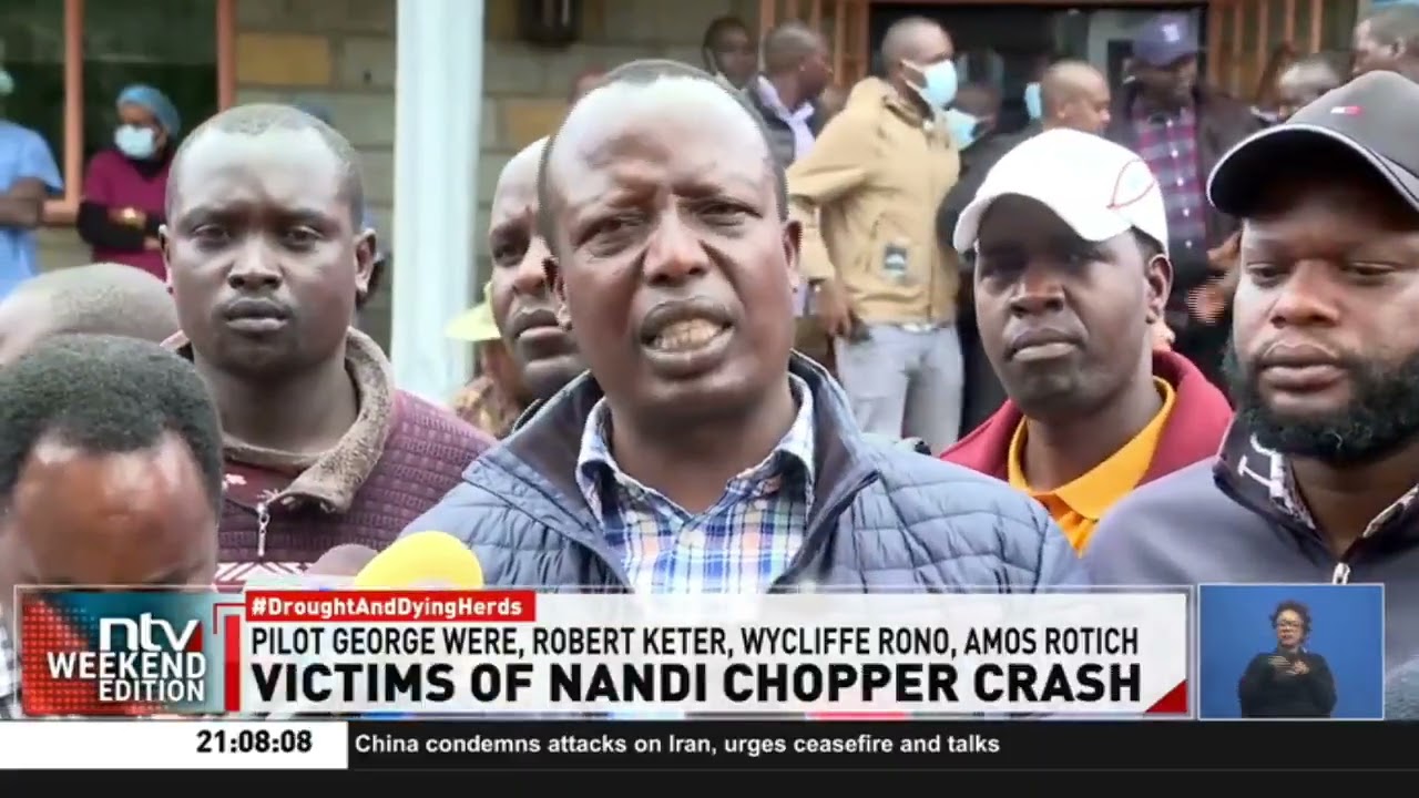 Six victims of the helicopter that crashed in Nandi county identified