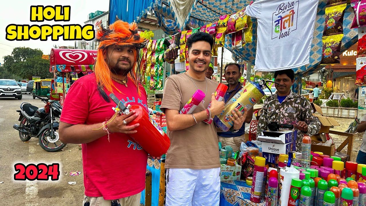 Holi Ki Shopping Done ✅🔥Ab Sabka Bhoot Bana Denge 😎🔥