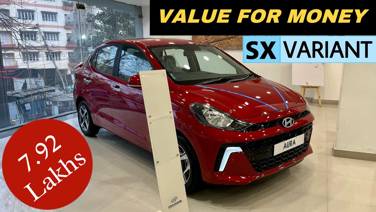 2024 Hyundai AURA SX @7.92 Lakhs - Very Practical ✅