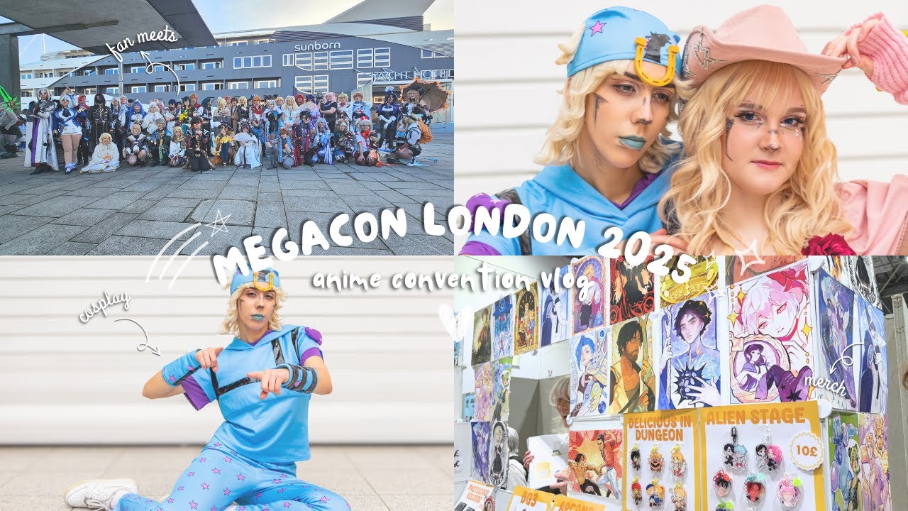 megacon london 2025 🥞 ₊˚.༄ [weekend vlog] | cosplay, fan meets, photoshoots and more ౨ৎ