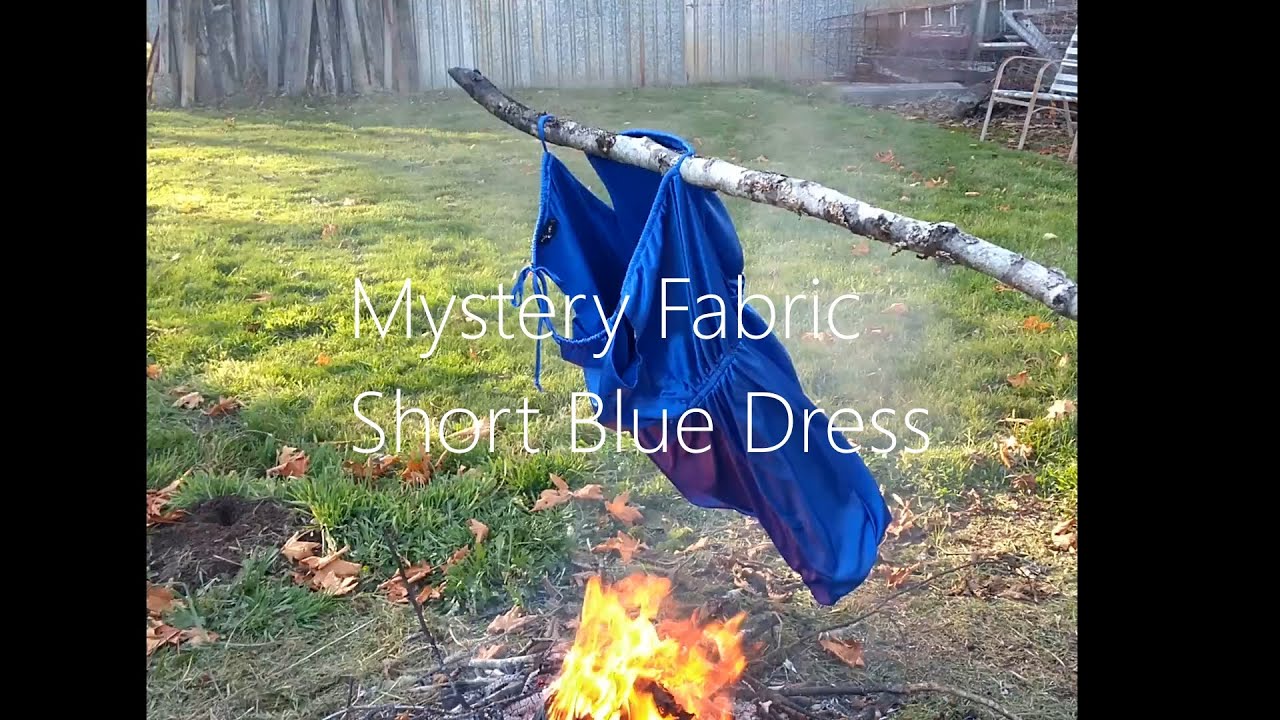 The Burning Mom - Burning Short Blue Dress