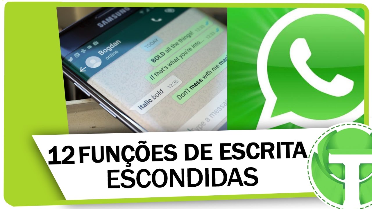 Conheça todas as funções de escrita escondidas no WhatsApp