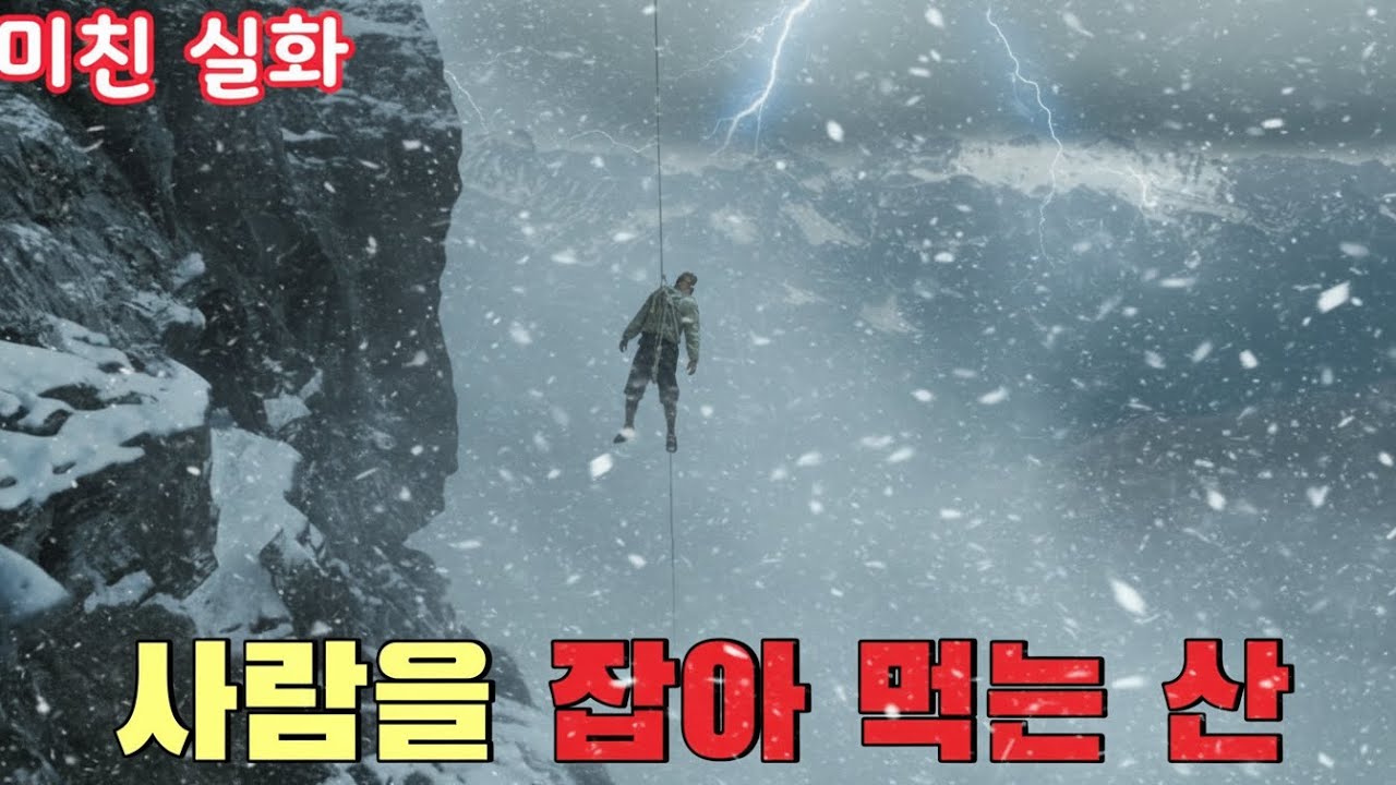 몸이 얼어 버린 채 설산에 매달린 실화! 사실감 넘치는 연기로 몰입감 미친 영화 [결말포함]