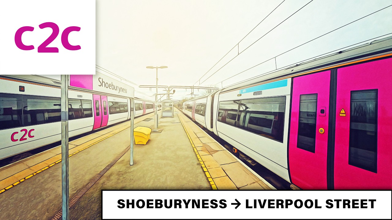 c2c – Shoeburyness to London Liverpool Street | 1h08m