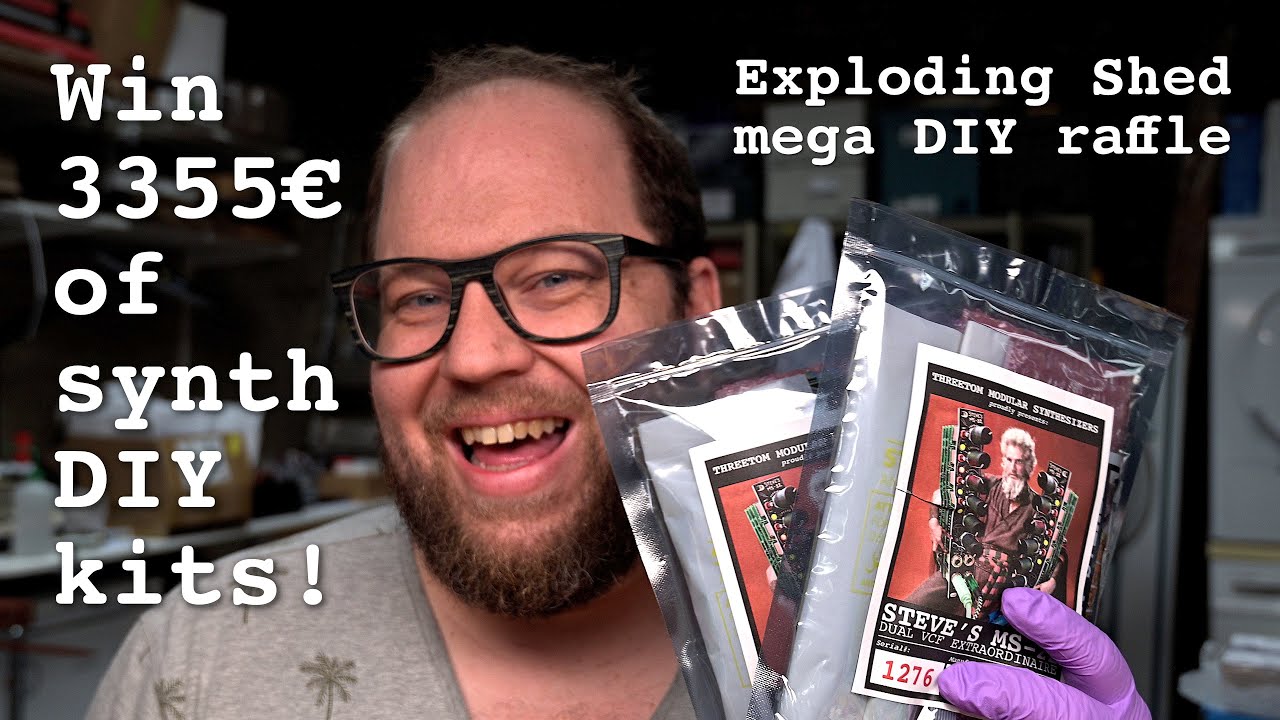 Exploding Shed is giving away 3355 EUR of synth DIY kits!