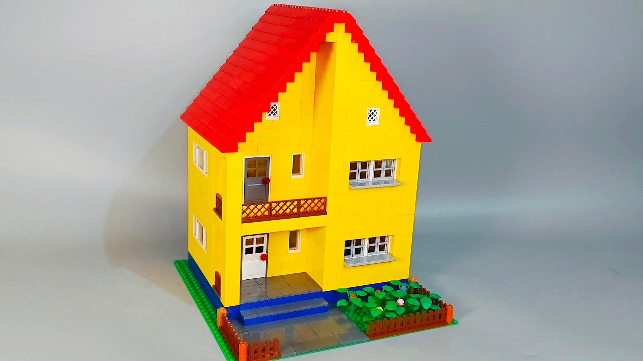 Как построить современный роскошный дом для отпуска из LEGO (MOC) | Инструкция по сборке | Сделай...