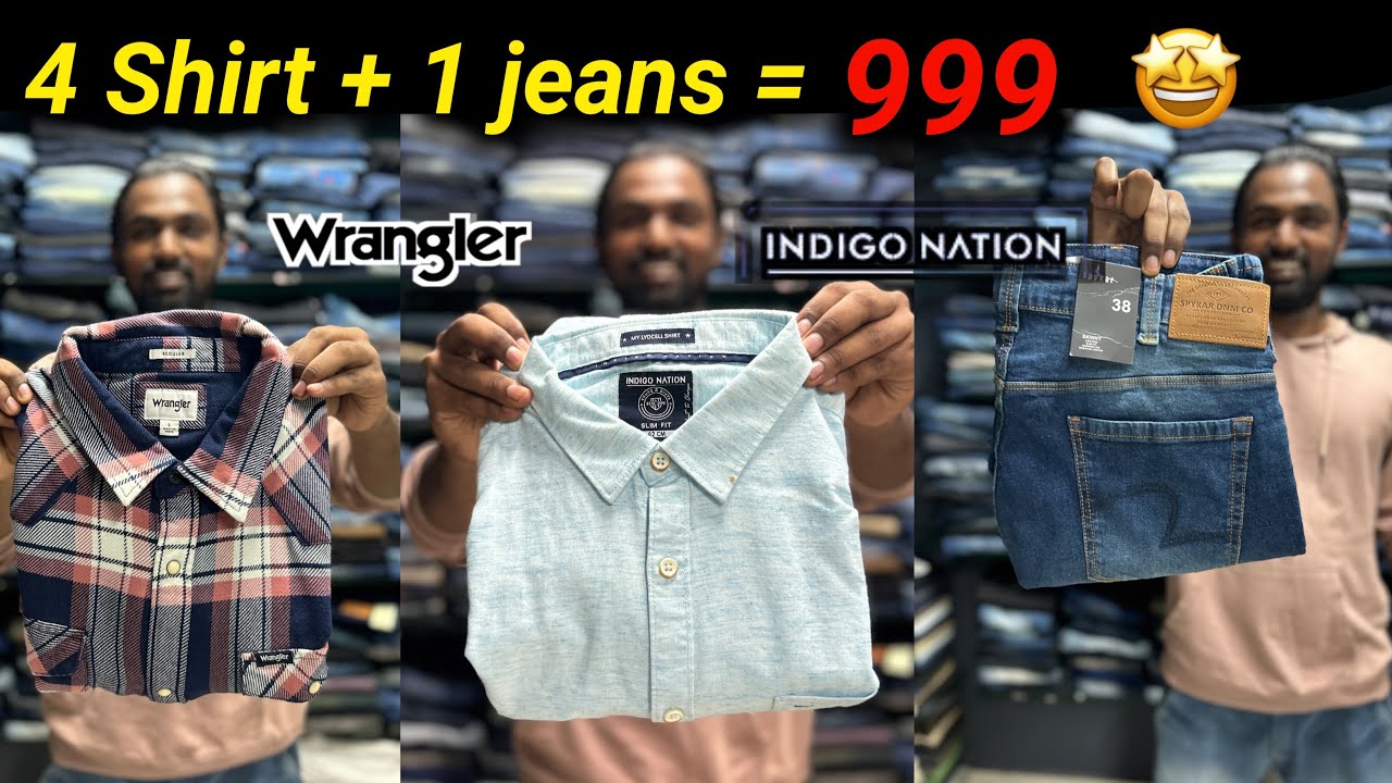 4 Shirts + 1 Jeans = 999 🤑| மீண்டும் Branded Shirts and Jeans Pant at Low Price | Vimals lifestyle