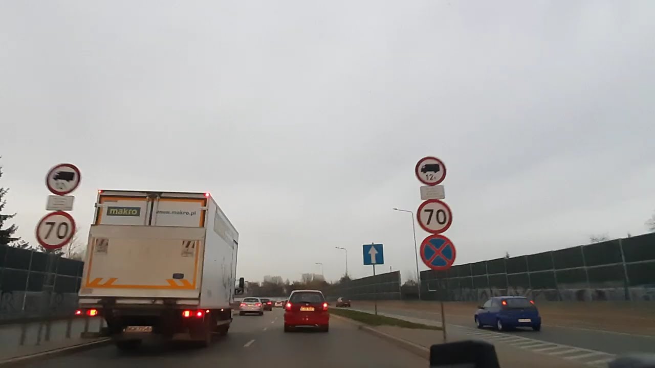 Poland - Driving - A ride from Rzgów to Nowa Sukcesja, November 2025