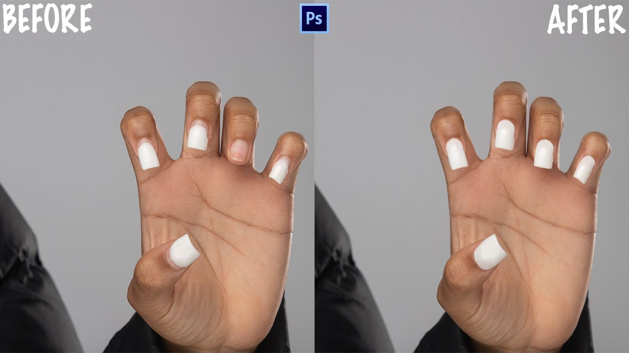HOW TO FIX NAILS IN PHOTOSHOP | SUPER EASY TUTORIAL