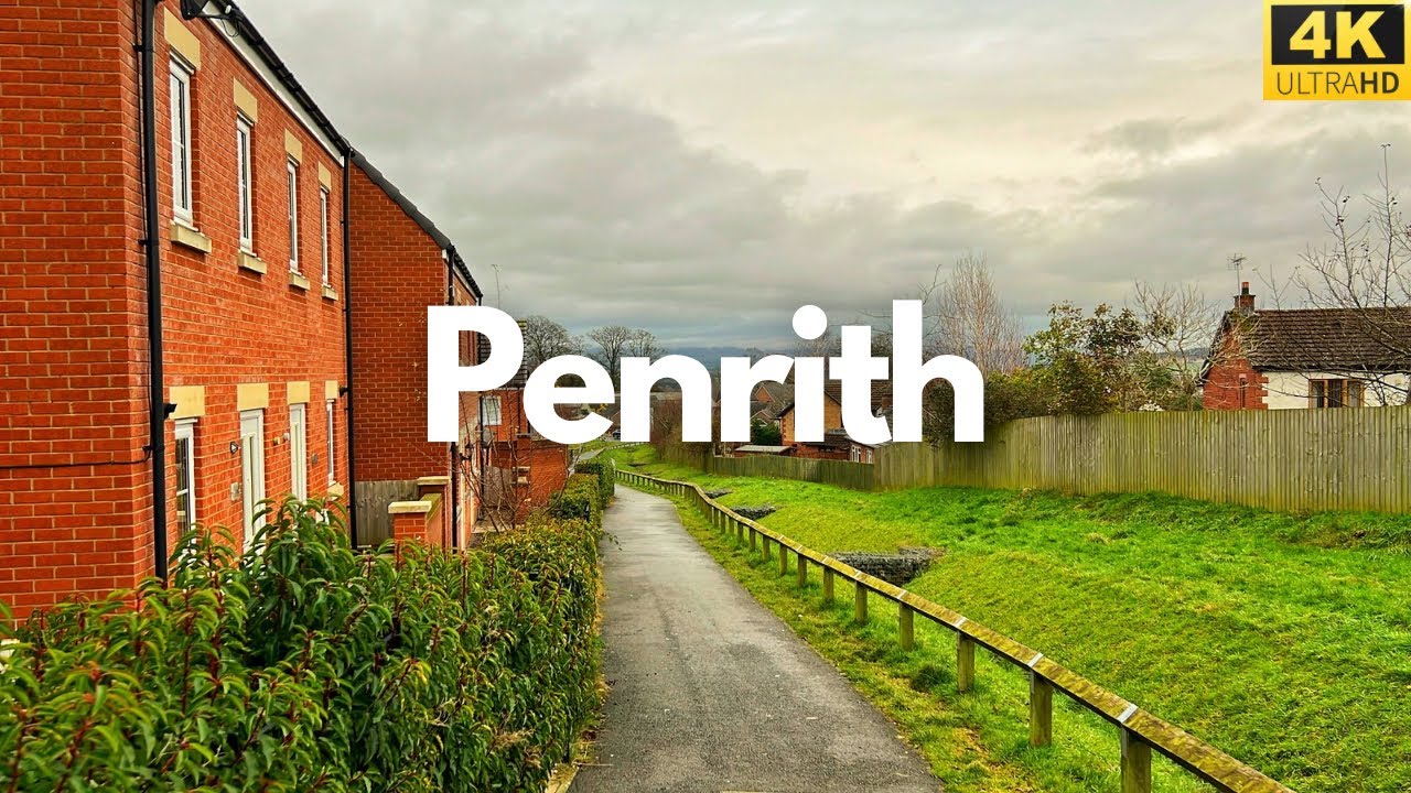 Relaxing walk in Penrith | England | 4K