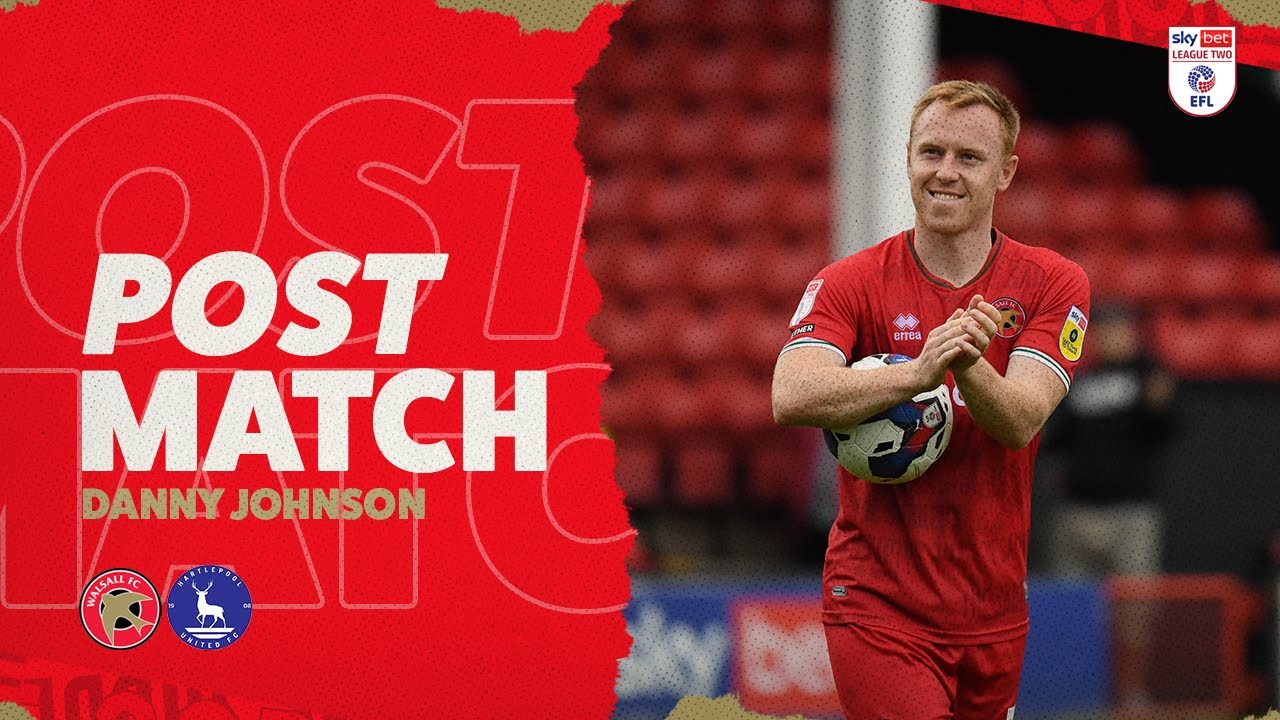 Post-match: Striker Danny Johnson over the moon with debut hat-trick!