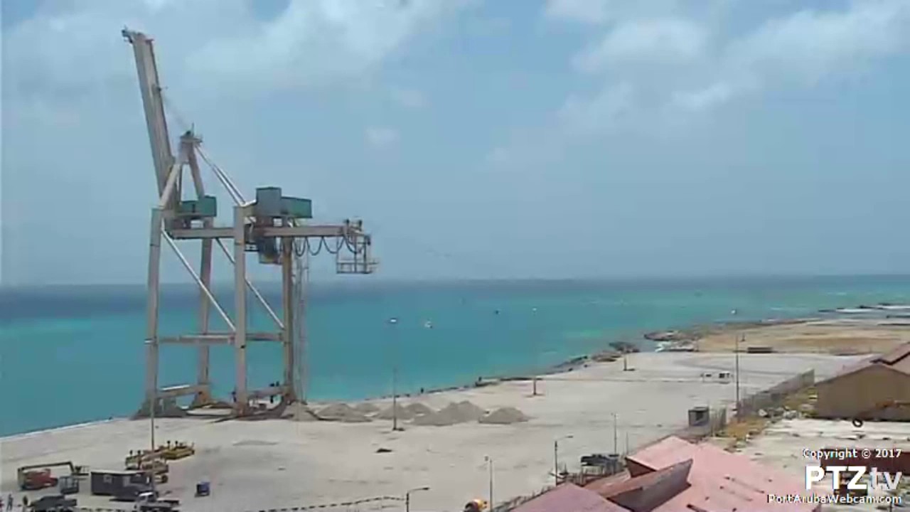 Aruba Container Crane Demolition on 5/21/2017