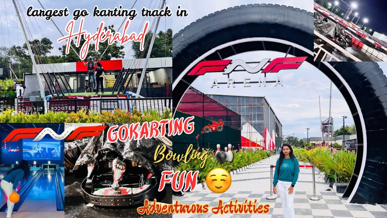Largest Go-Karting track in Hyderabad || FNF Arena || Hyderabad || janwada || Adventurous Activities