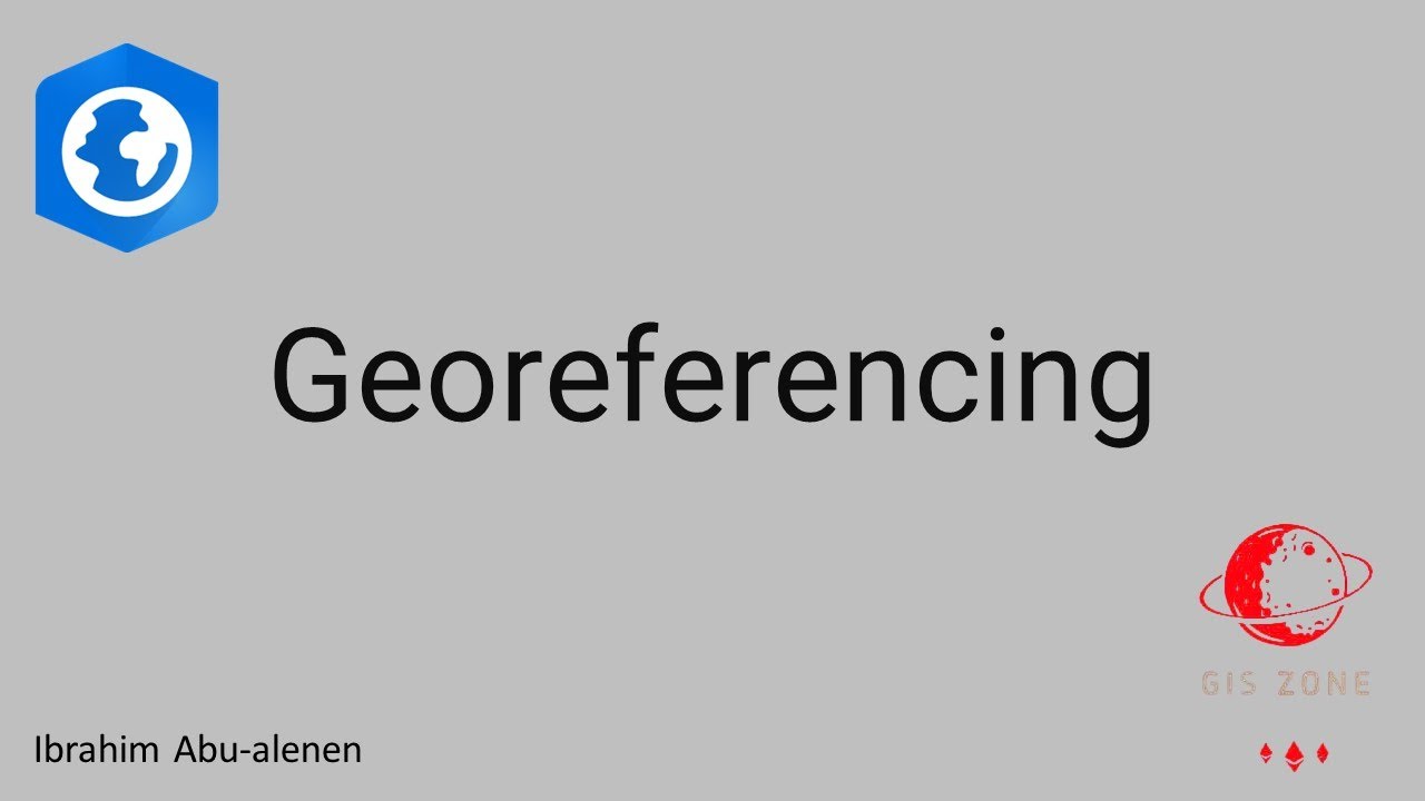 25 Georeferencing - الارجاع الجغرافي في برنامج Arcgis Pro
