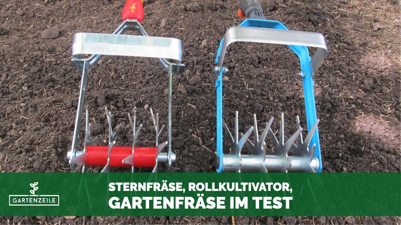 Sternfräse / Rollkultivator / Gartenfräse im Test | Das Multifunktionstool für den Garten!