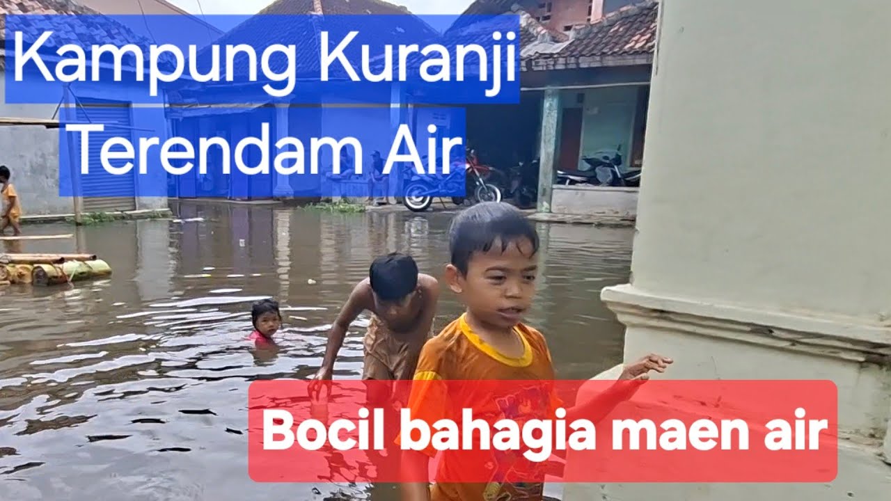 KAMPUNG KURANJI TERENDAM BANJIR. DAMPAK LUAPAN KALI CIDURIAN!!!