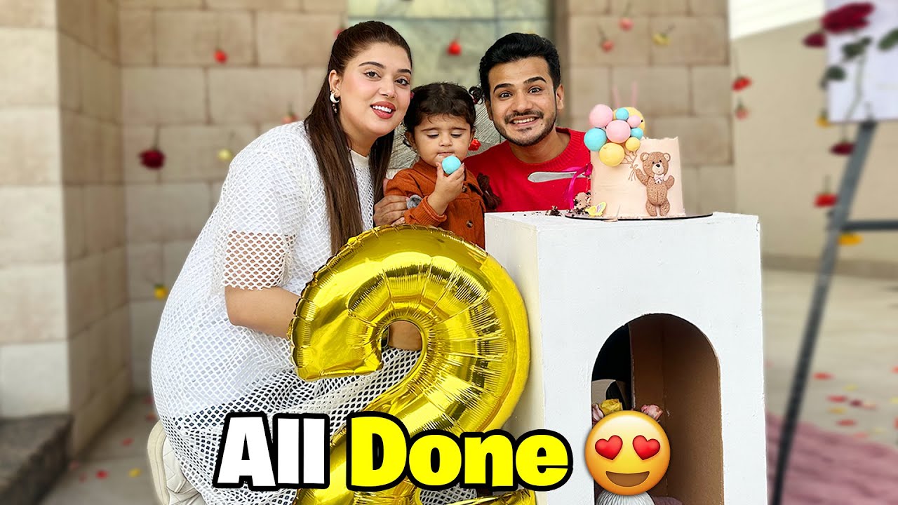 Aizal Ki Birthday Preparations Complete