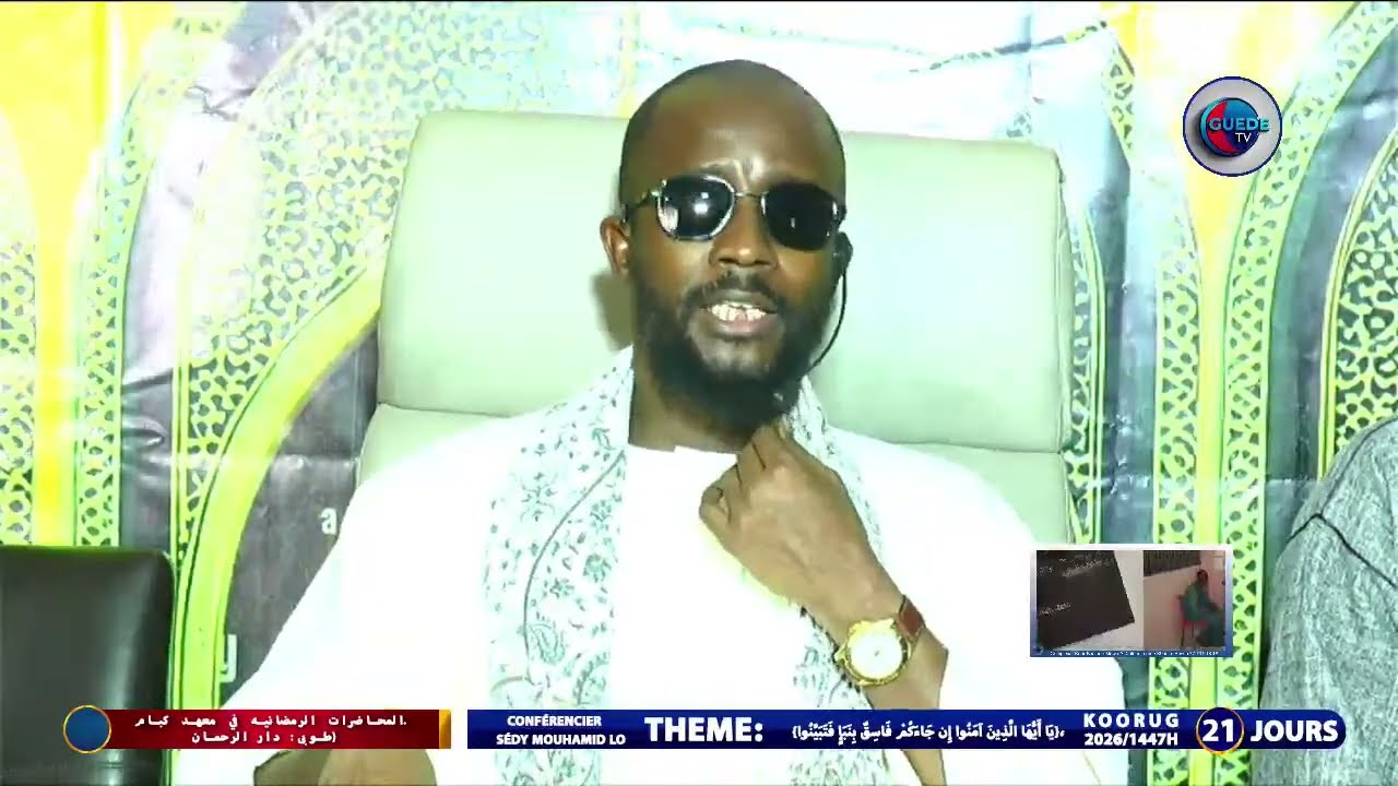 Conférencier Sédy Mouhamid LoTheme