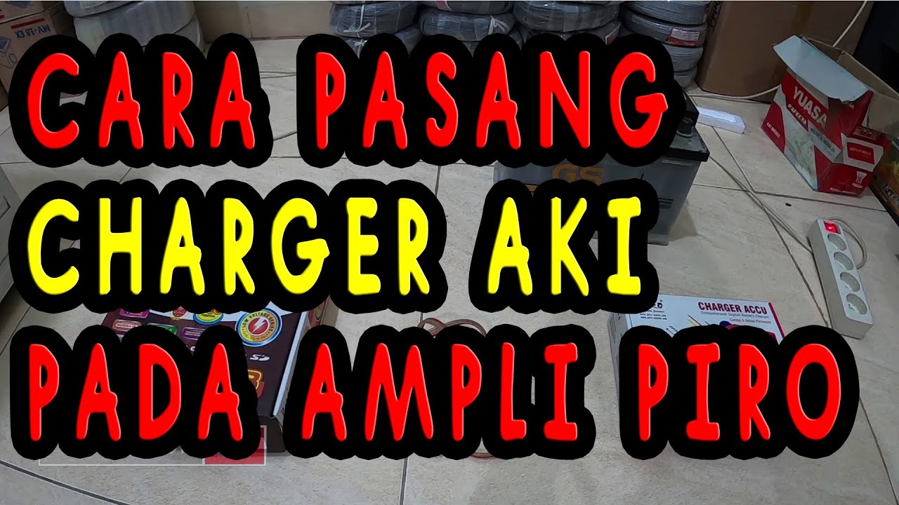 CARA PASANG CAS AKI KE AMPLI PIRO MW 88