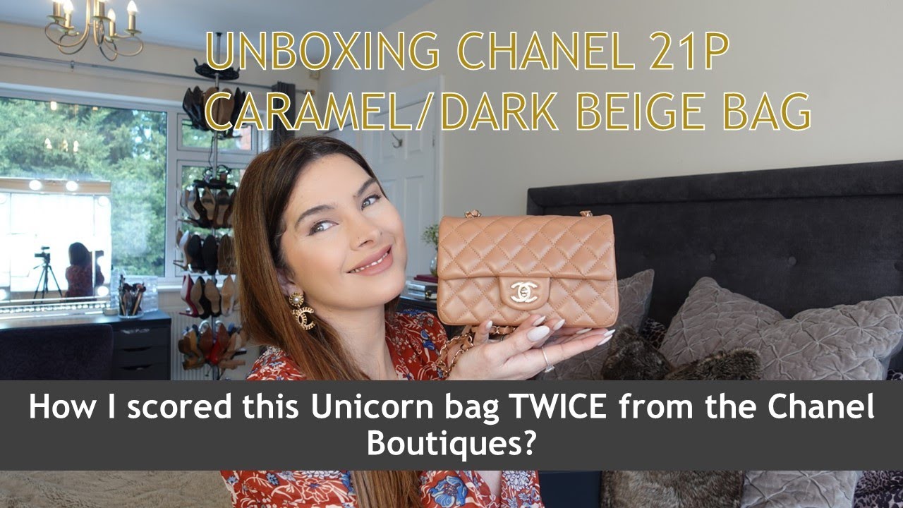 UNBOXING CHANEL 21P UNICORN BAG | How I scored this bag TWICE from Chanel boutiques?