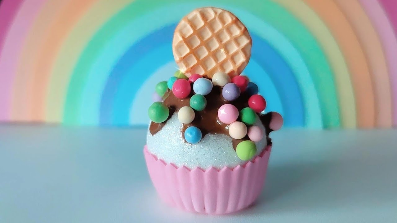 Cupcake de goma eva😜💗