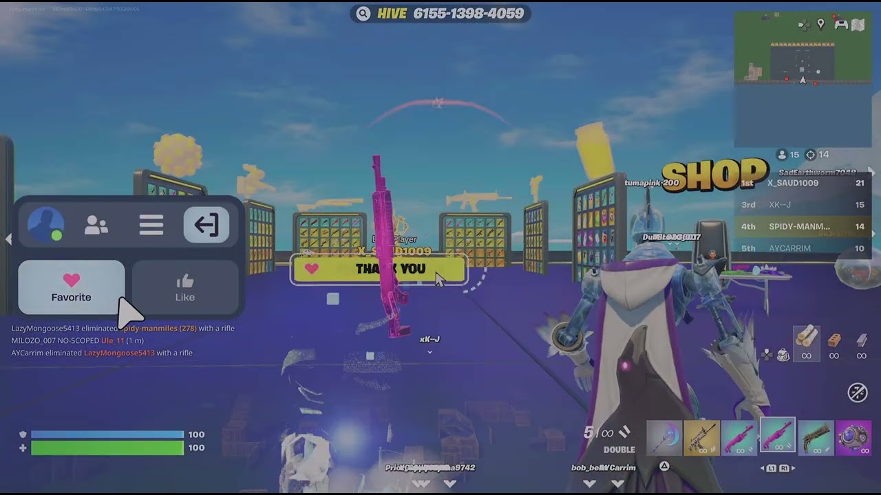 Playing 1v1 with every gun solo