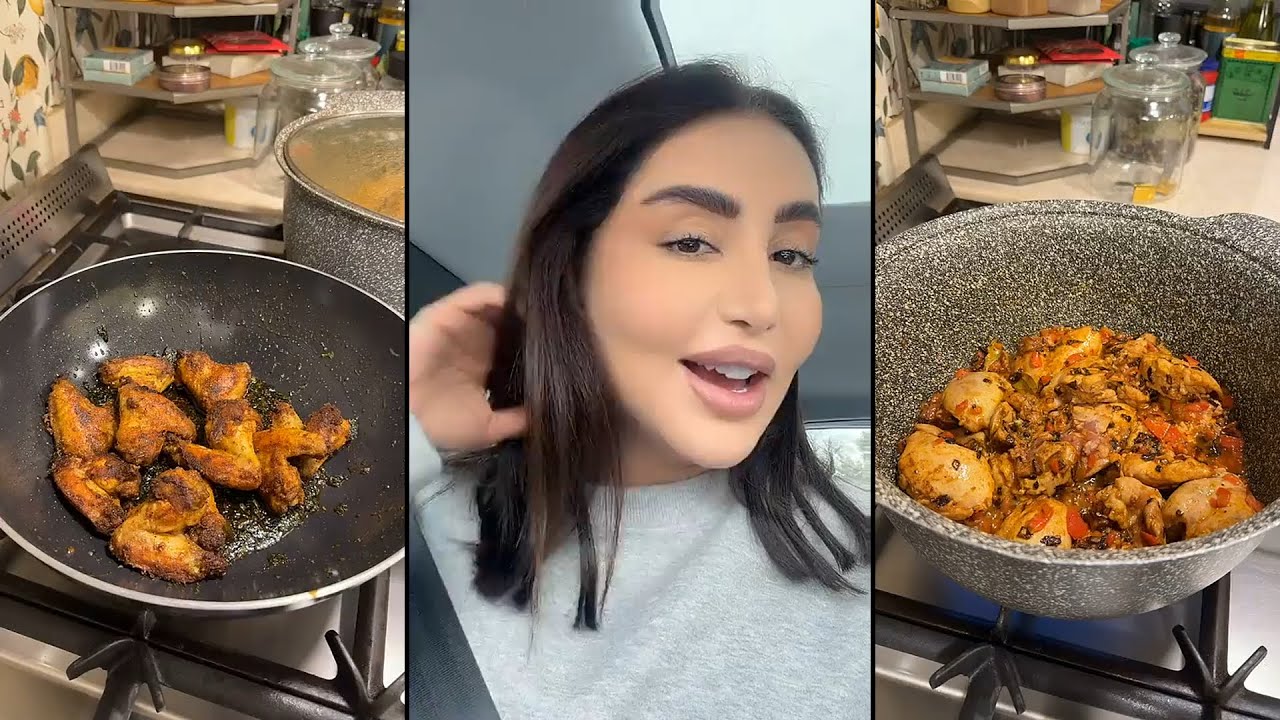 شيماء علي مشتاقه حق مطبخي وعيالي مشتاقين لطبخي !! بسوي لهم كبسة دجاج ❤️