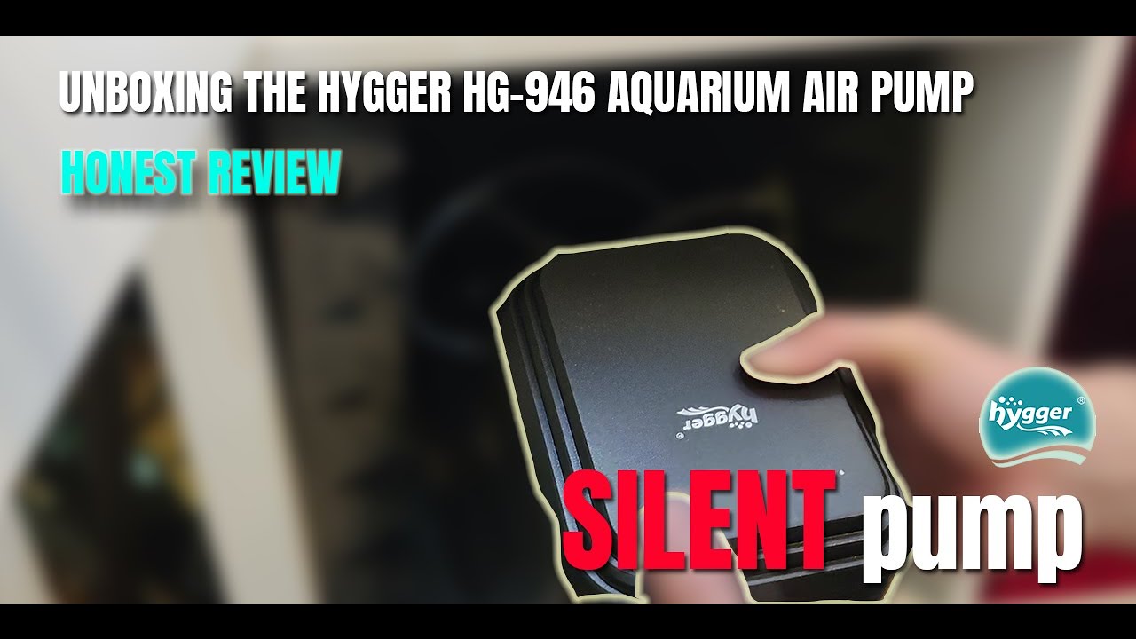 Unboxing Hygger HG-946  Aquarium Air Pump - Review