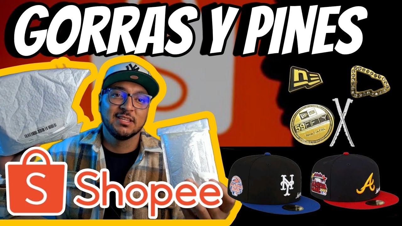Compramos 2 gorras new era coleccion (Just Don) y varios PINES en SHOPEE