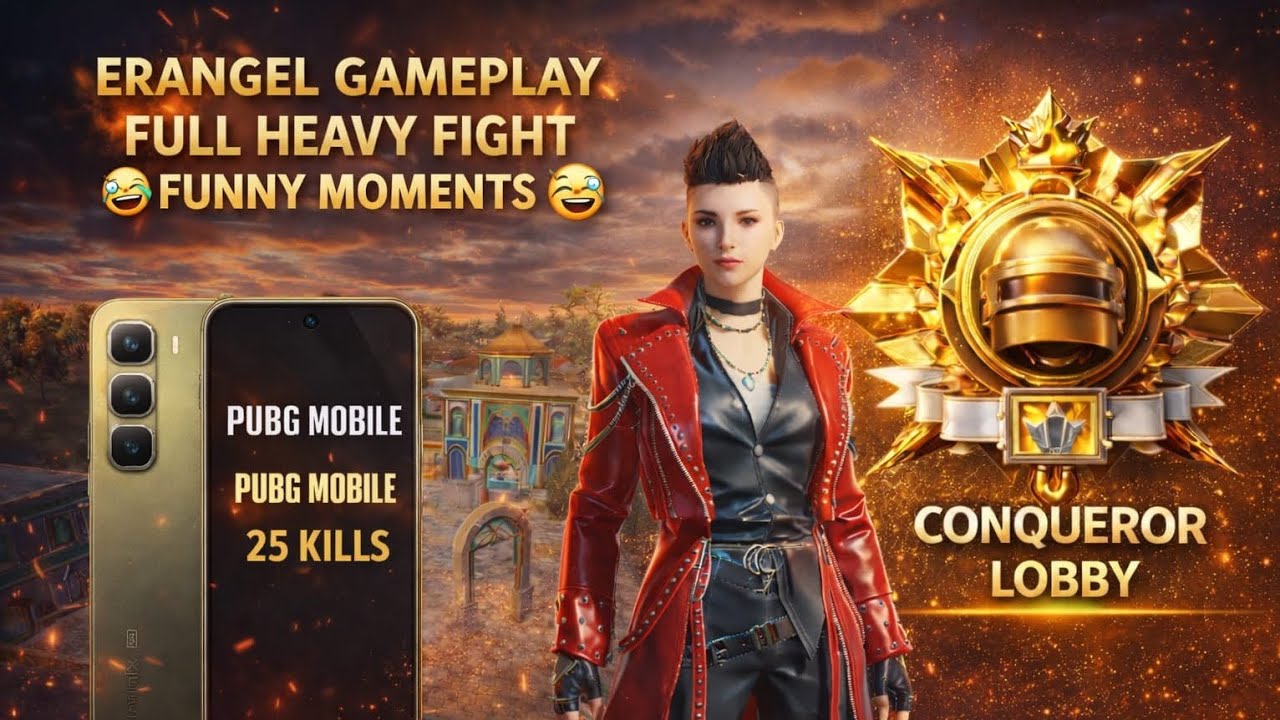 Erangle gameplay full heavy fight ☠️ chicken dinner PUBG mobile 