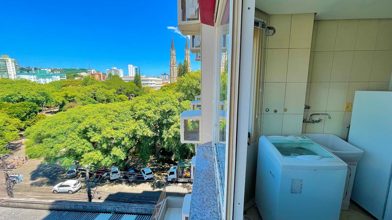 Apartamento 1 dormitório, suíte, semi mobiliado, Box, Centro de Santa Cruz do Sul