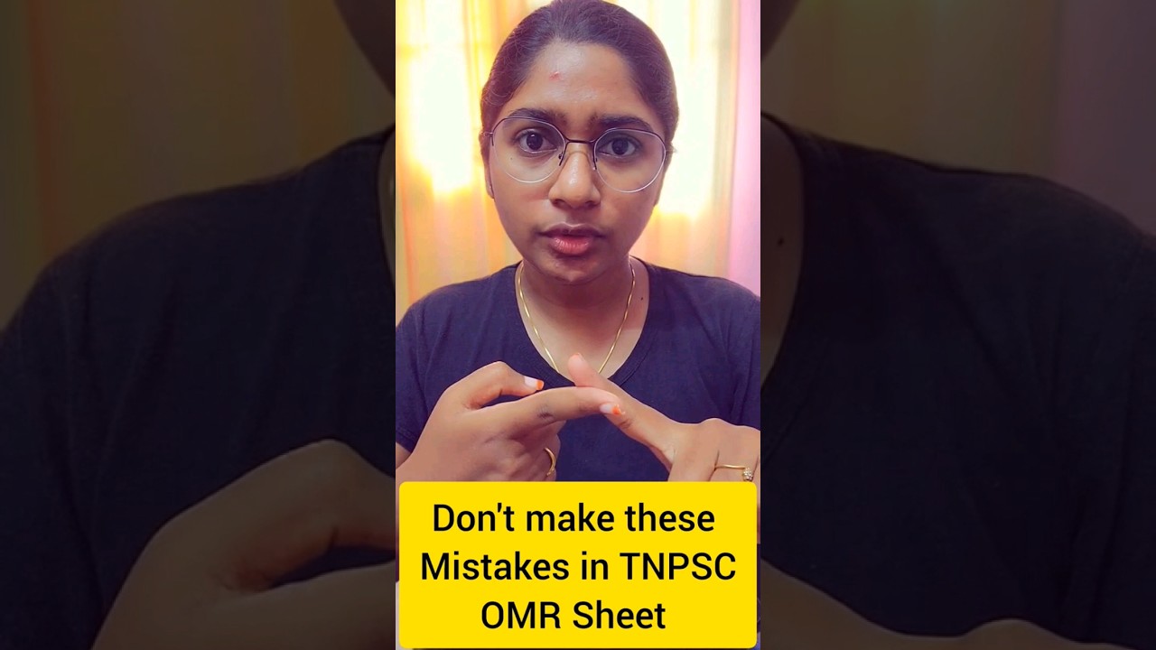 Don't do this TNPSC OMR Mistakes 🙏 #tnpsc #group4 #shortstamil
