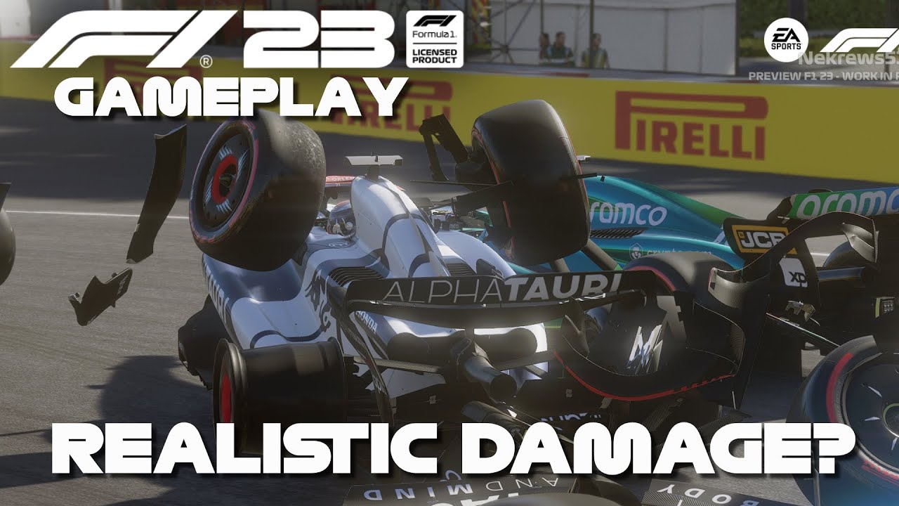 F1 23 Gameplay: Does the F1 23 Game Have REALISTIC Damage?