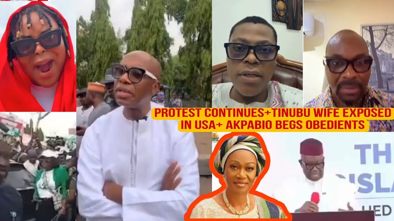 Oseni Rufai Backs Nigerians To Continue Protest+ Akpabio Beg Obedients+ US Expose Tinubu Wife