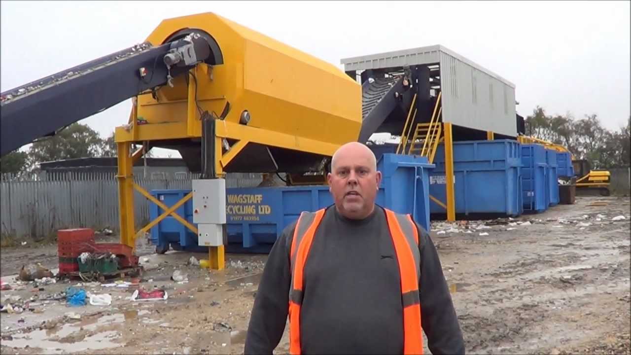 Trommel & Picking Line For Total Waste Management By Wagstaff TWM