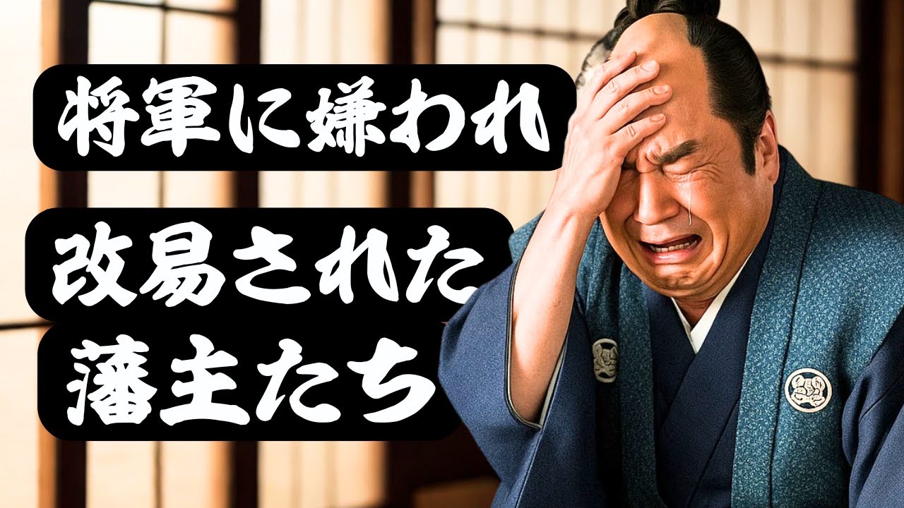 将軍から嫌われたあげく、改易された藩主