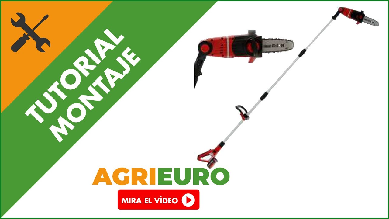 Montaje Podadora de batería con pértiga Einhell GE-LC 18 Li T