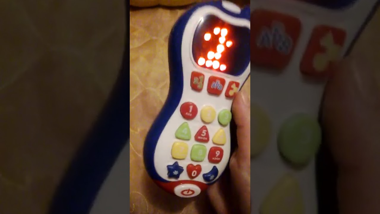 Joy Toy Телефон Сотик, обучающий, муз, свет, на бат ке, в кор ке