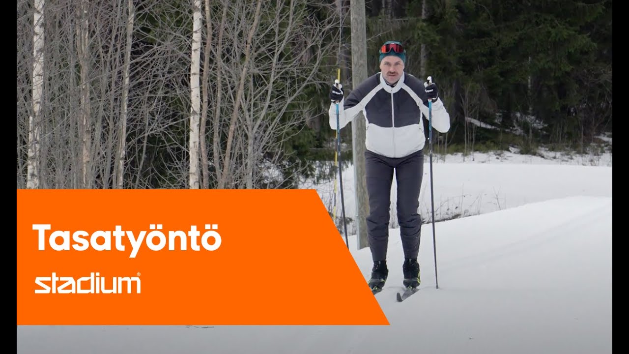 Perinteinen hiihto: Tasatyöntö ı Stadiumin Hiihtokoulu