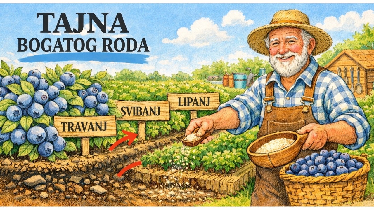 Jedna Žlica Ovoga U Proljeće i Borovnice Će Vas ZATRPATI Plodovima! Tajna Krupnog Roda.