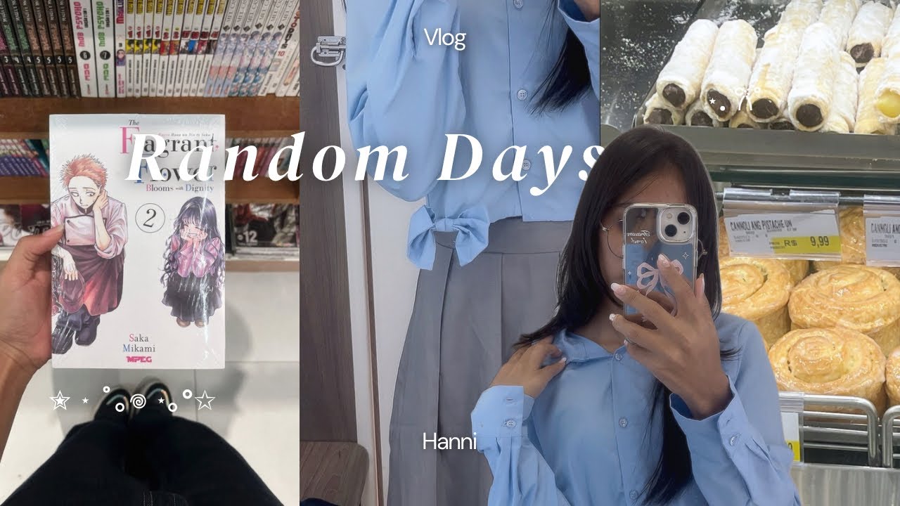 Random Days in My Life | Manga, Outfit & Bakery ☁️✨