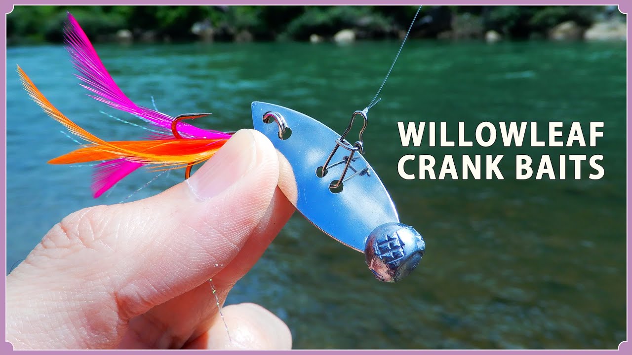 How to make a Metal baits using willow leaf blades./ウィローリーフブレードで自作するメタル系クランクベイトの作り方。