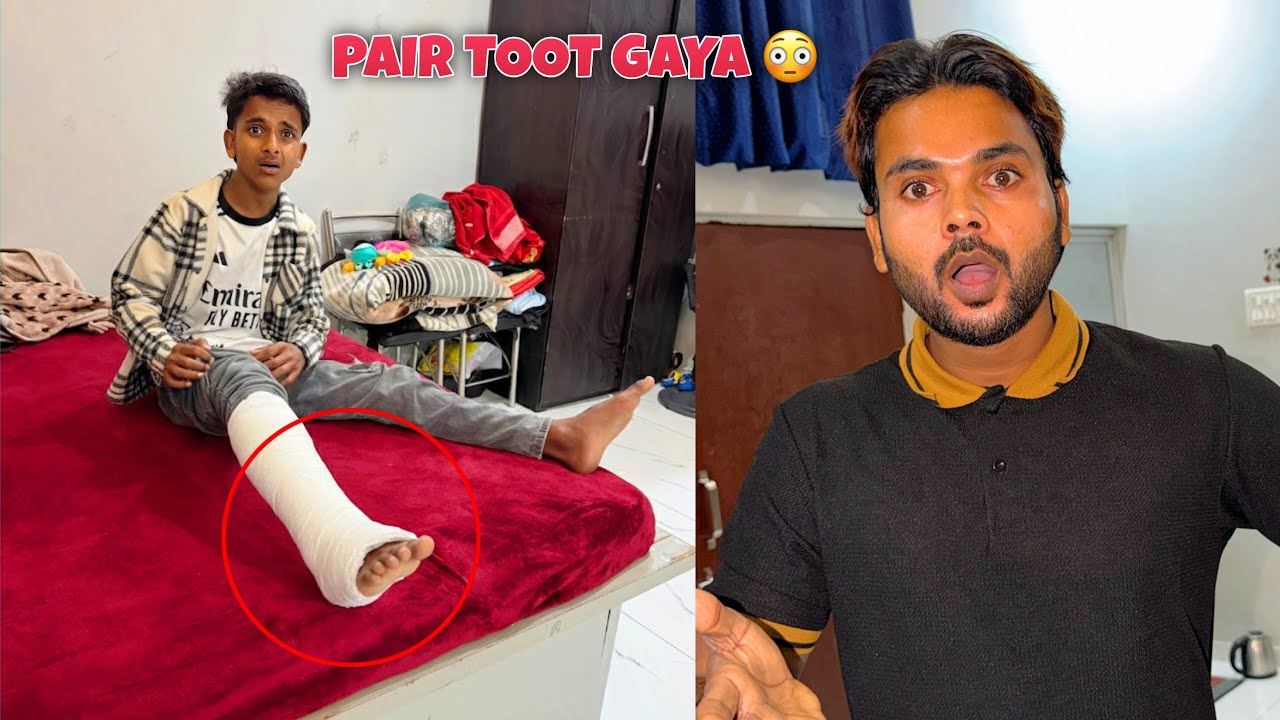 Zeeshan Ka Pair Toot Gaya 😳 Bike se Gir Gaya 🥲