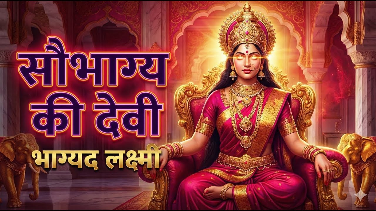 शुक्रवार स्पेशल लक्ष्मी भजन 🌺 सौभाग्य, धन और सुख पाने का अचूक उपाय