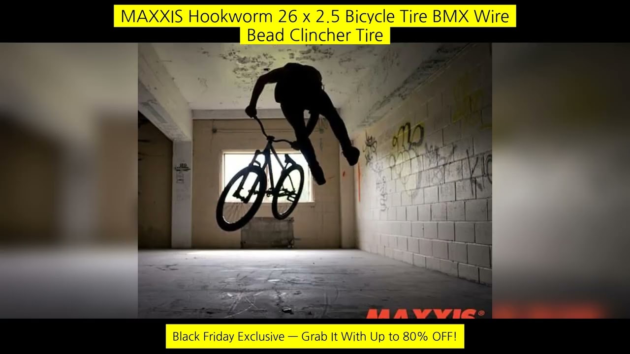 Maxxis Hookworm 26 X 2.5 Bicycle Tire Bmx Wire Bead Clincher Tire For Street