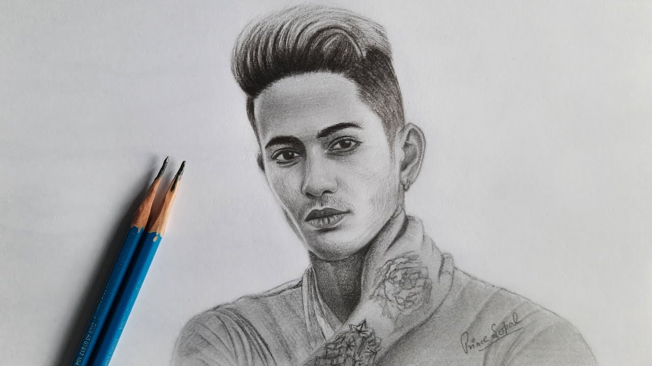 Danish Zehen Pencil Drawing video (2021)