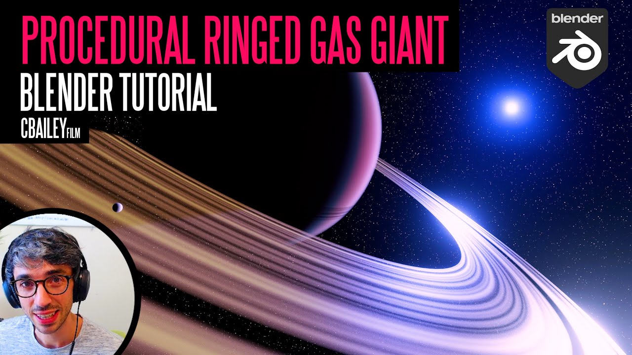 Procedural Ringed Gas Giant - Blender Tutorial