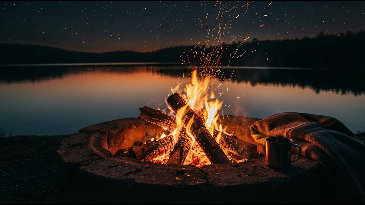 Crackling Campfire Sounds | 432Hz Sleep Ambience | Sonido de Hoguera para Dormir