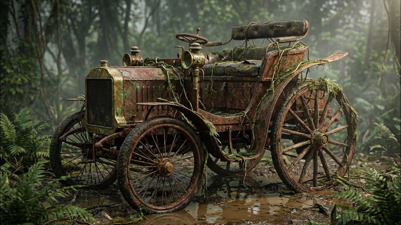 World’s First Car Sat Abandoned for Decades… The First Start Gave Me Chills (ASMR)